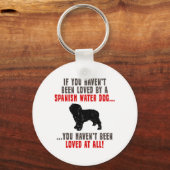 水スペインの犬 キーホルダー (正面)