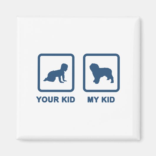 水スペインの犬 マグネット (正面)