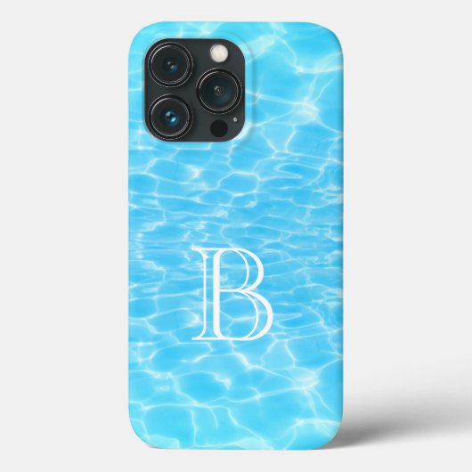 水テクスチャ水リップルカッコいいモノグラモダンム Case-Mate iPhoneケース (裏面)
