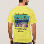 水テスト黒新型2024 Tシャツ (裏面)