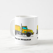 水トラックマグカップ、建築マグカップ、輸送 コーヒーマグカップ (正面左)