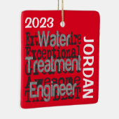 水トリートメント技術者並外カスタム セラミックオーナメント (右)