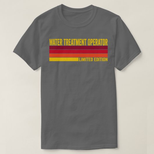 水トリートメント業者 Tシャツ (デザイン正面)