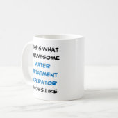 水トリートメント演算子素晴らし、 コーヒーマグカップ (正面左)