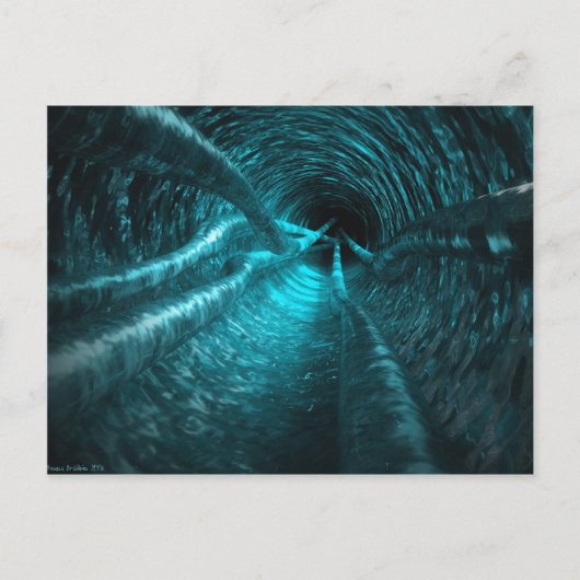 水トンネル ポストカード (正面)