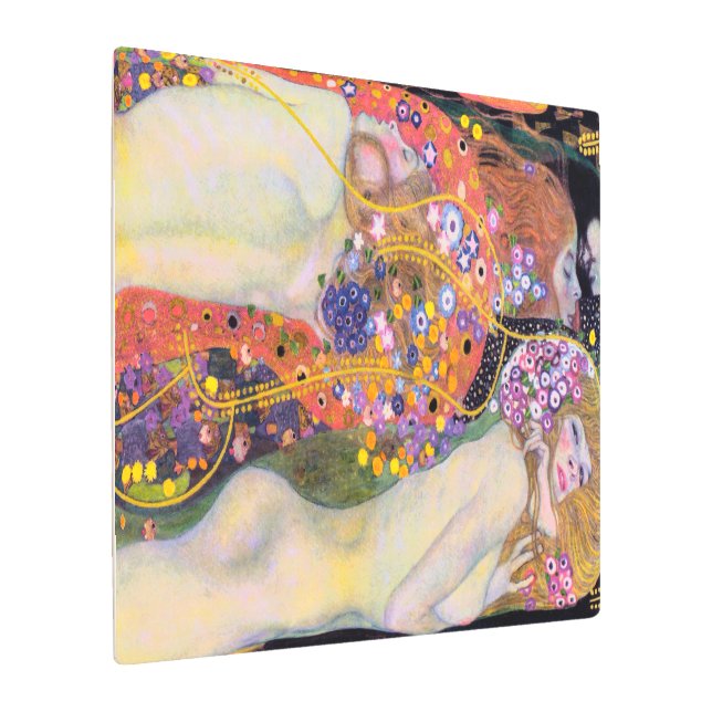水ニンフ2 | Gustavクリムト | メタルプリント (アングル)