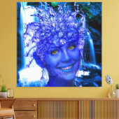 水ニンフ キャンバスプリント (インサイチュ (リビング))