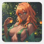 水ニンフ スクエアシール (正面)