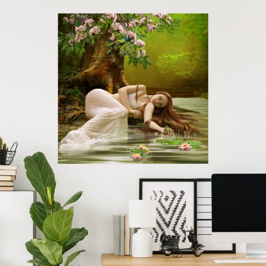 水ニンフ ポスター (ホームオフィス)