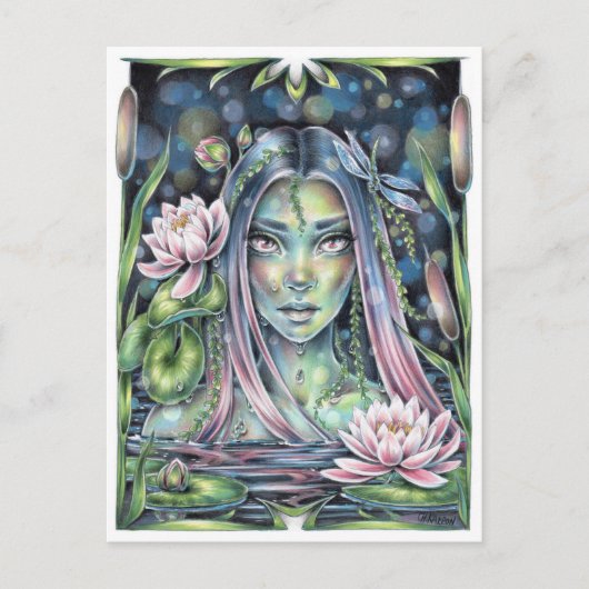 水ニンフ ポストカード (正面)