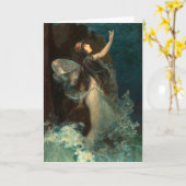 水ニンフ | ポール・スワン カード (黄色い花)