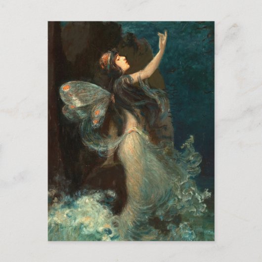 水ニンフ | ポール・スワン ポストカード (正面)