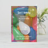 水バロン誕生日パーティー 招待状 (スタンド正面)