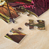 水パズルのデザインのイエス・キリストの歩行 ジグソーパズル (側面)