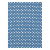 水パターンのOrigamiのボート テーブルクロス (正面)