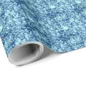 水パターンNo 1黒BG ラッピングペーパー (ロールコーナー)