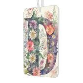 水パーソナライズされたかわいらし彩花モノグラム カーエアーフレッシュナー (左)