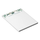 水パーソナライズされたスタイリッシュエレガント色ユーカリ ノートパッド (アングル)