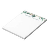 水パーソナライズされたスタイリッシュエレガント色ユーカリ ノートパッド (回転)