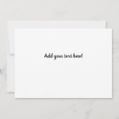 水パーソナライズされた彩ウッドランド第1母の日  カード (裏面)