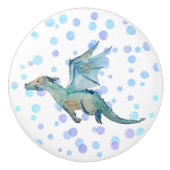 水パーソナライズされた彩龍 セラミックノブ (正面)