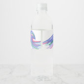 水パーソナライズされた瓶ラベル ペットボトルラベル (裏面)