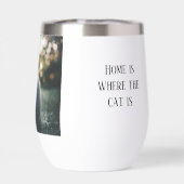 水パーソナライズされた瓶 – 名前をカスタムするまたはデザイン (背面)