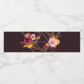 水パーソナライズされた結婚瓶ラベル ペットボトルラベル (シングルラベル)