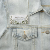 水パーソナライズされた色の山と森 名札 (インサイチュ)