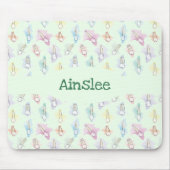 水パーソナライズされた色の歯 マウスパッド (正面)