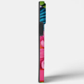 水パーソナライズされた色の熱帯の花の夏 Case-Mate iPhoneケース (裏面 / 右)