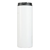 水パーソナライズされた色の熱帯葉 タンブラー (裏面)