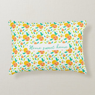 水パーソナライズされた色の甘いオレンジ アクセントクッション