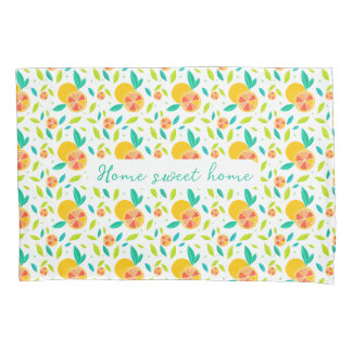 水パーソナライズされた色の甘いオレンジ 枕カバー