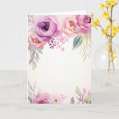 水パーソナライズされた色の願い カード (黄色い花)