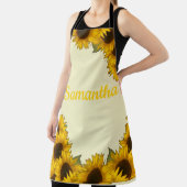 水パーソナライズされた色ひまわり エプロン (インサイチュ)