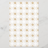 水パーソナライズされた色イエローサンシャインベビービンゴ (裏面)