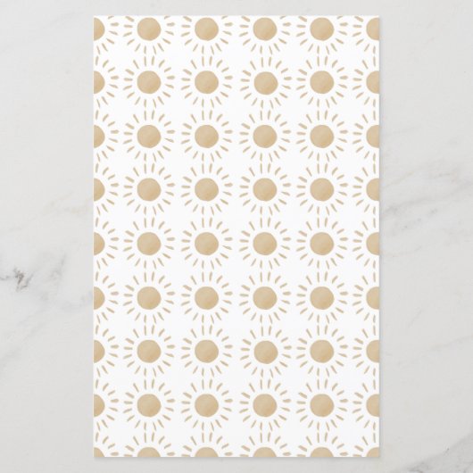 水パーソナライズされた色イエローサンシャインベビービンゴ (裏面)