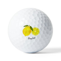 水パーソナライズされた色イエローレモン