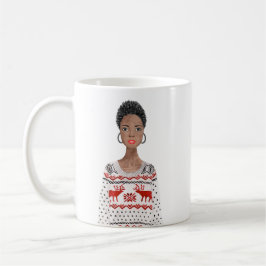 水パーソナライズされた色イメージクリスマスマグ コーヒーマグカップ