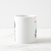 水パーソナライズされた色イメージクリスマスマグ コーヒーマグカップ (中央)