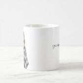 水パーソナライズされた色イメージマグ コーヒーマグカップ (中央)