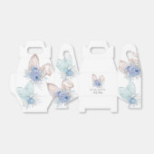 水パーソナライズされた色イースターバニー耳 フェイバーボックス (折り畳みなし)