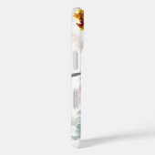 水パーソナライズされた色エアリーフローラアートモノグラム Case-Mate iPhoneケース (裏面 / 右)