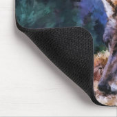 水パーソナライズされた色オフ野生動物 マウスパッド (コーナー)