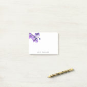 水パーソナライズされた色オーキッドポストイットノートパッド ポストイット (デスク上)