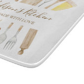 水パーソナライズされた色キッチン料理器具 カッティングボード (角)