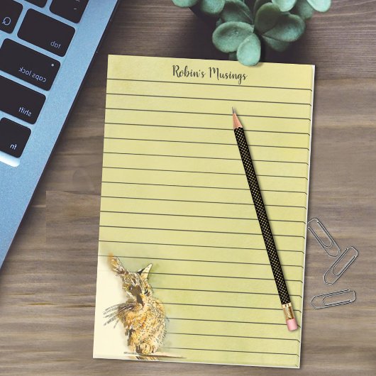 水パーソナライズされた色キャットプロフィールウィスカー並び ポストイット