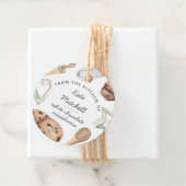 水パーソナライズされた色クッキーベーキング フェイバータグ (インサイチュ)