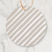 水パーソナライズされた色クッキーベーキング フェイバータグ (裏面)